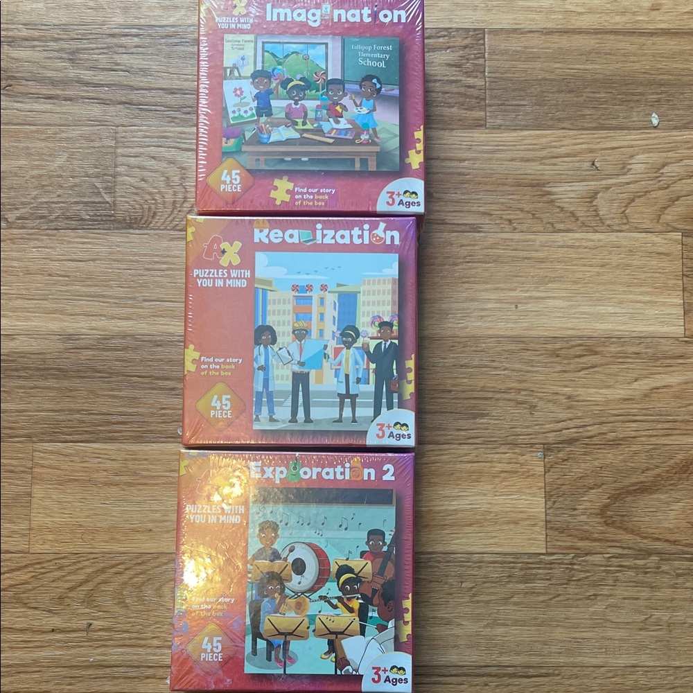 AX puzzle Kids Puzzle Set - 3 Pack